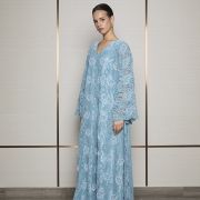 Royal pearl lace kaftan