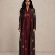 Luna stripe – Burgundy